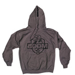 Load image into Gallery viewer, Grey Boom Hoodies
