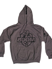 Load image into Gallery viewer, Grey Boom Hoodies
